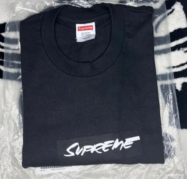 M and White 24SS S Futura Tee Black Box XL Logo L 0923